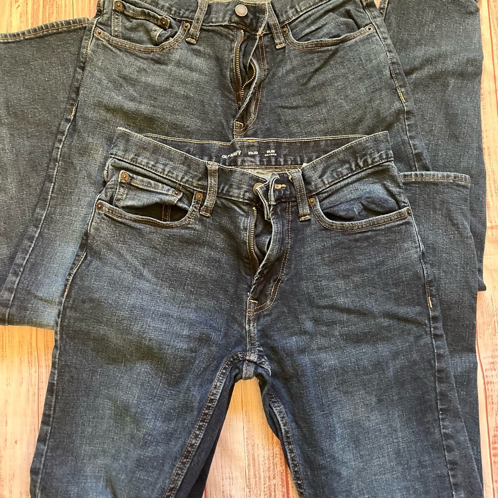 Men's Dark Blue Jeans Size 31x32